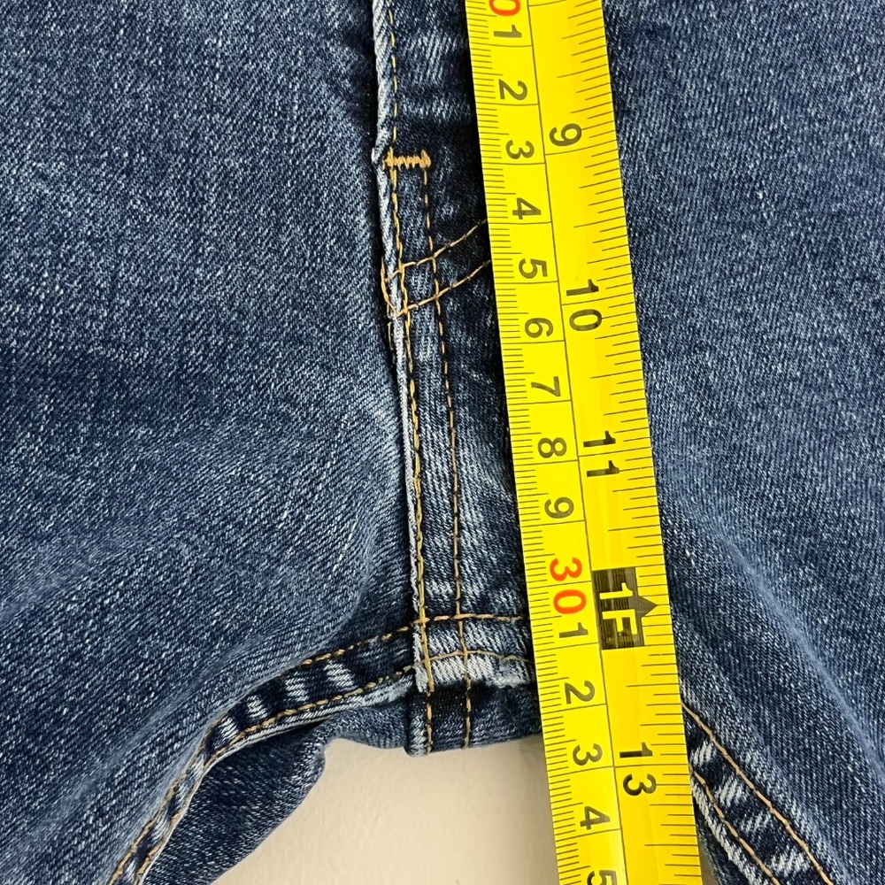 Levi Strauss Co. 505 Mens 36x29 Straight Leg‎ Ankle Jeans Blue Denim 5-Pocket - Picture 6 of 12